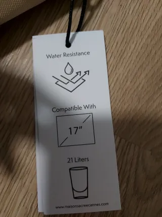 Mochila Maison Sacree Beige/Marrón