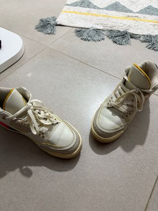 Zapatillas Jordan Travis Scott Beige/Blanco