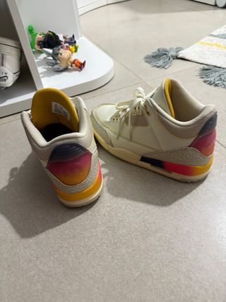 Zapatillas Jordan Travis Scott Beige/Blanco