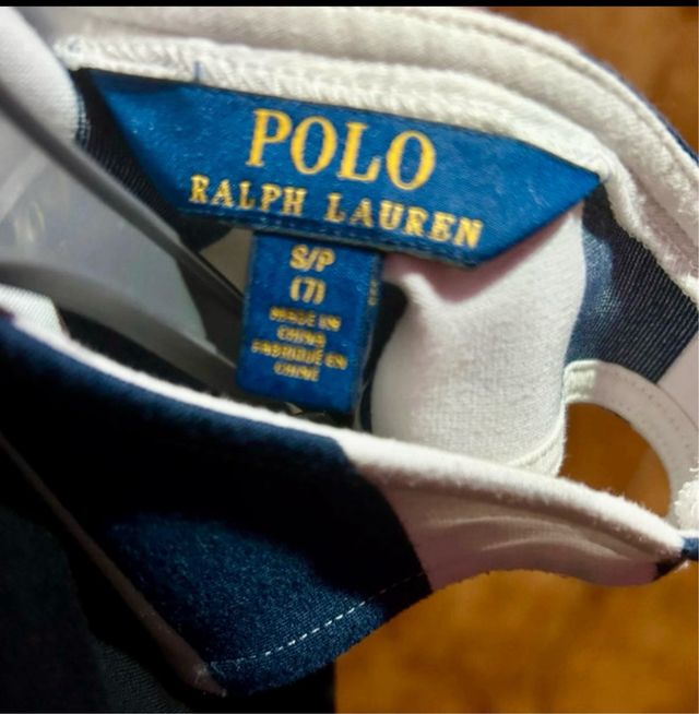 Vestido Ralph Lauren Rayas