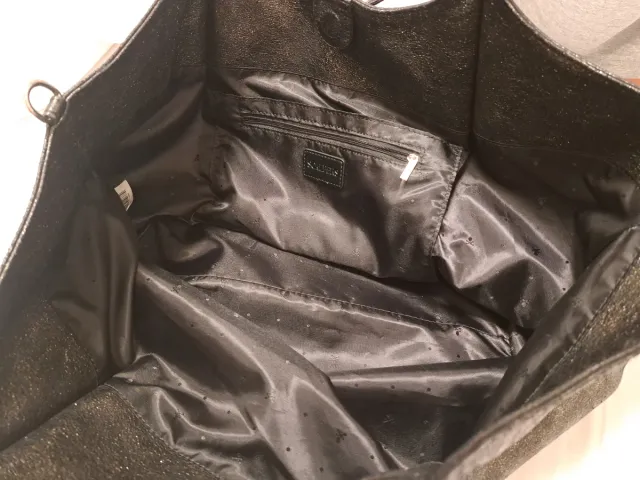 Bolso Scalpers Negro y Plateado