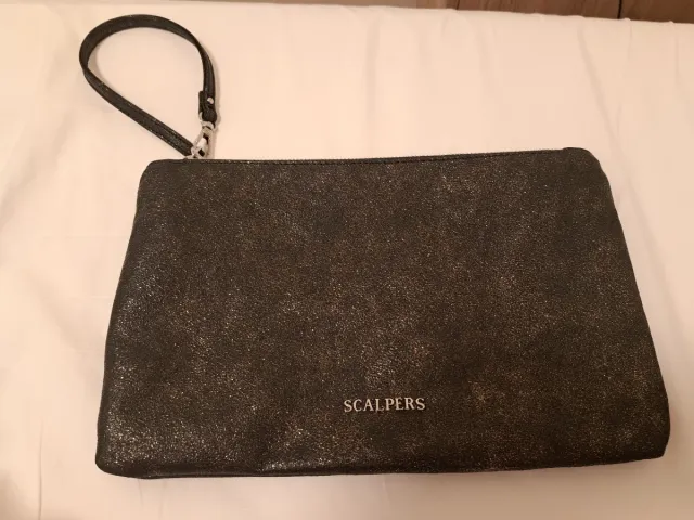 Bolso Scalpers Negro y Plateado