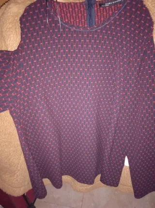 Camiseta Zara Talla L Estampada