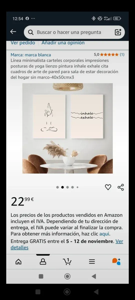 Lienzos de Yoga Abstractos (3 uds)