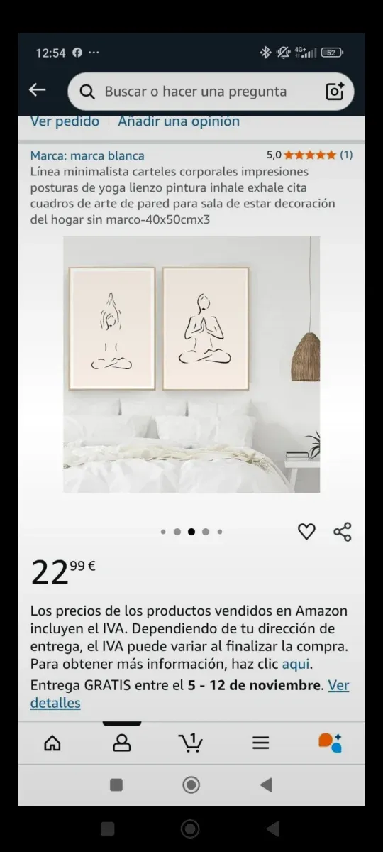 Lienzos de Yoga Abstractos (3 uds)