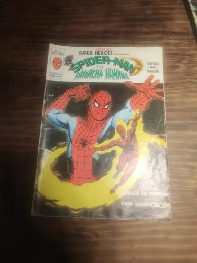 Comic Super Héroes Spiderman núm 6 vértice