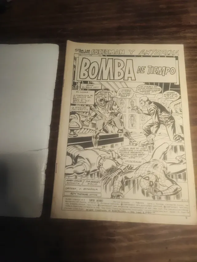 Comic Super Héroes Spiderman núm 6 vértice