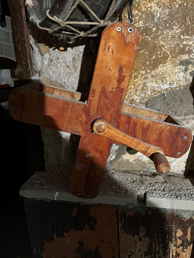 Carraca artesanal para restaurar