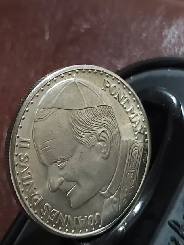 Lotto di 2 monete vaticane in argento di Giovanni Paolo II