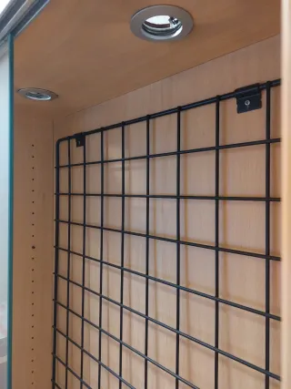 Vitrinas expositoras madera y cristal