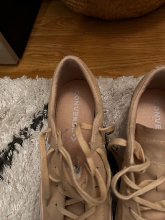 Converse Beige Plataforma