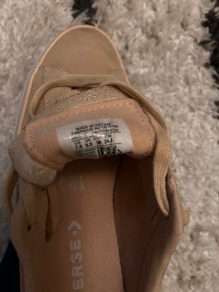 Converse Beige Plataforma