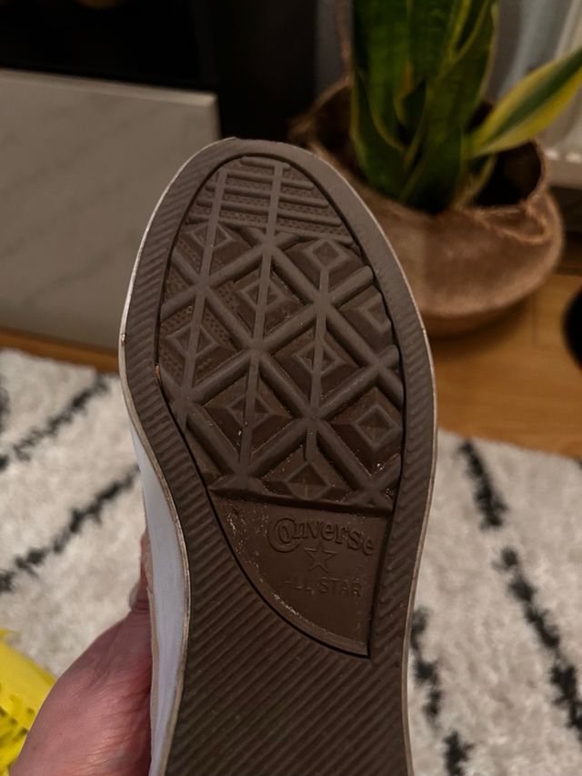 Converse Beige Plataforma