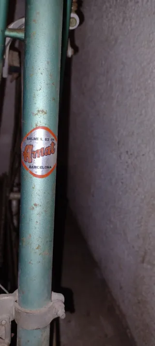Bicicleta de carreras vintage Amat