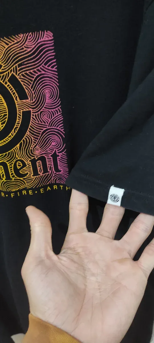 Lote 2 Camisetas Vans y Element Negras