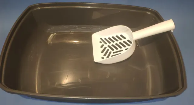 Lote arenero, rascador y bols para gato