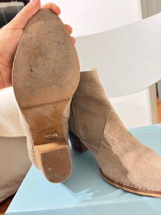 Botines cowboy de piel