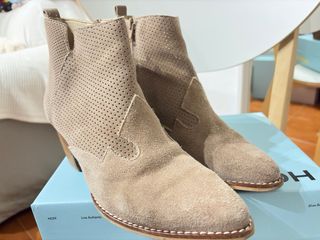 Botines cowboy de piel