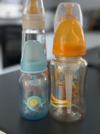 Biberones de Cristal Chicco. resto de regalo