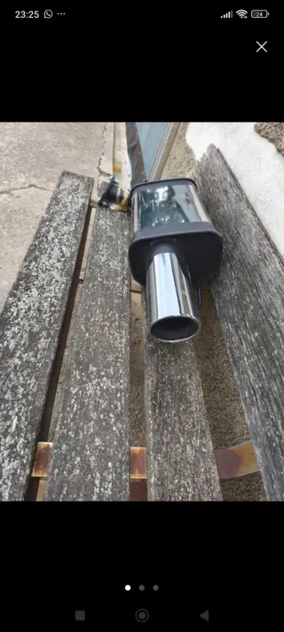 Tubo de escape Mazda silencioso