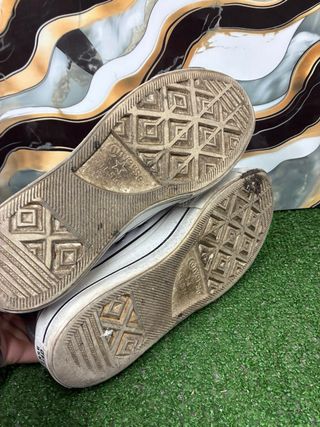 Converse All Star Argento/Bianco Tg 39.5