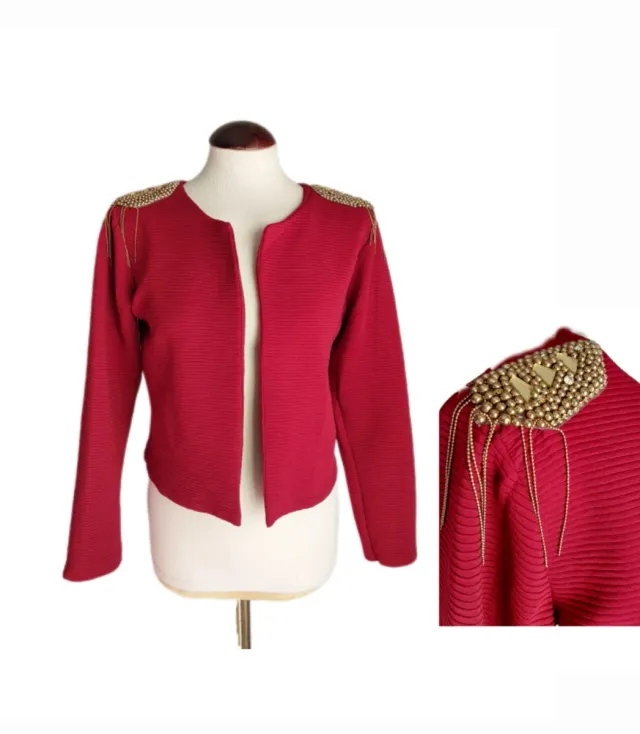 Torera S con aplicaciones doradas