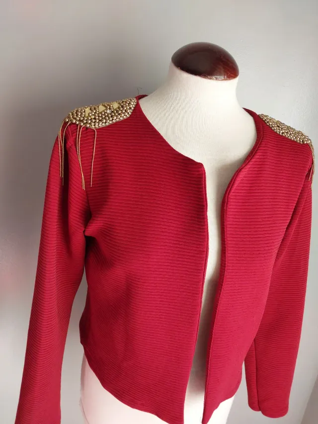 Torera S con aplicaciones doradas