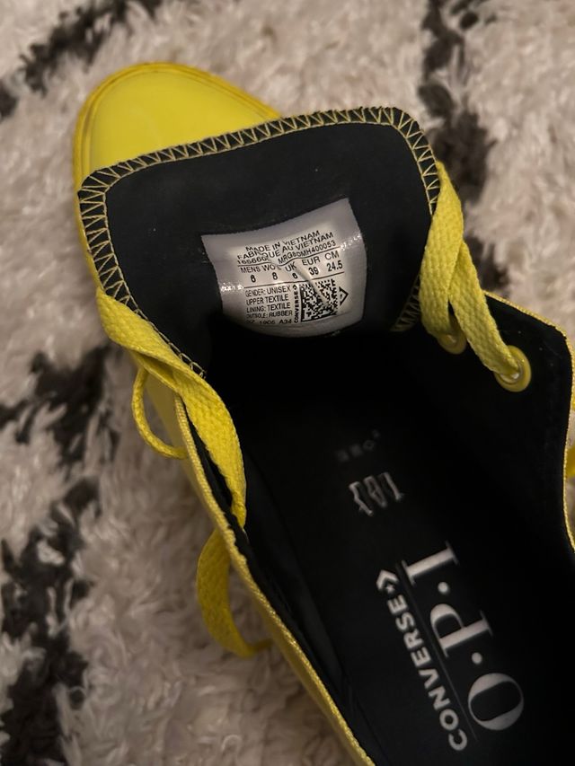 Zapatillas Converse Amarillas fluorescente