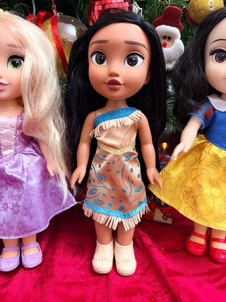 Set 4 Bambole Principesse Disney Ariel Biancaneve