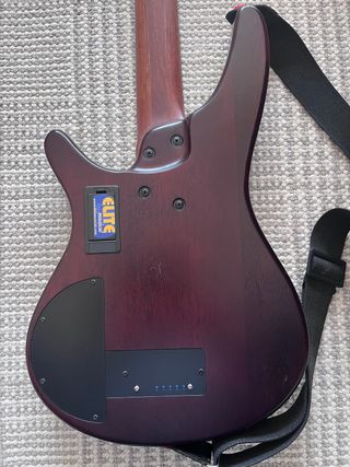 Bajo fretless Ibanez SRH505 afinado en EADGB