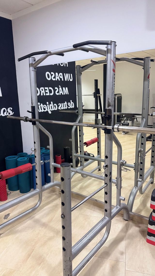 Rack de sentadilla y dominadas