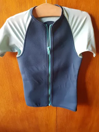Camiseta niño neopreno manga corta cremallera
