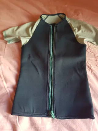 Camiseta niño neopreno manga corta cremallera