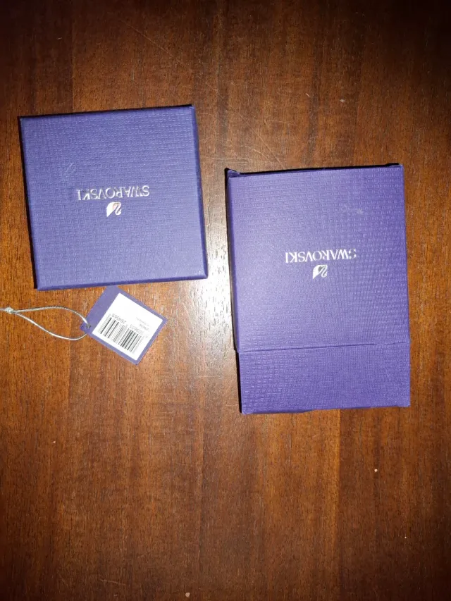 Pendientes Swarovski Circonita Oro Rosa