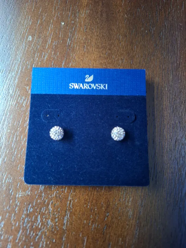 Pendientes Swarovski Circonita Oro Rosa