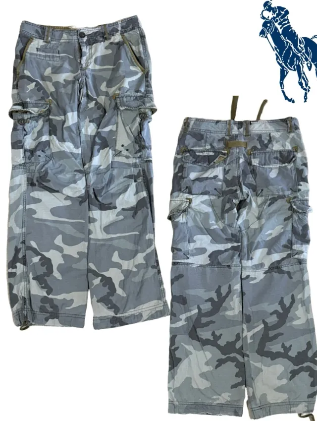 Pantalones Cargo Camuflaje Ralph Lauren Vintage