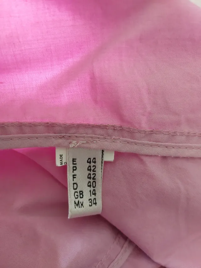 Chaqueta Ligera Rosa Talla 44