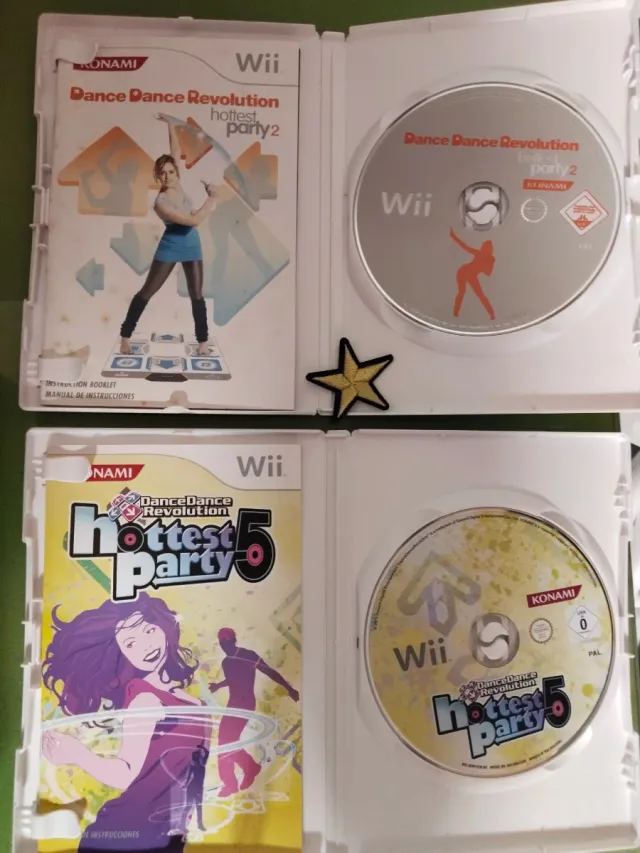 Alfombra de baile Konami Wii + 4 juegos