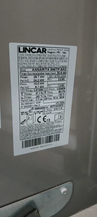 Caldaia Idro pellet/nocciolino 30 kW