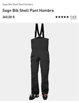 Peto Esquí Helly Hansen Negro Hombre