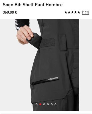 Peto Esquí Helly Hansen Negro Hombre