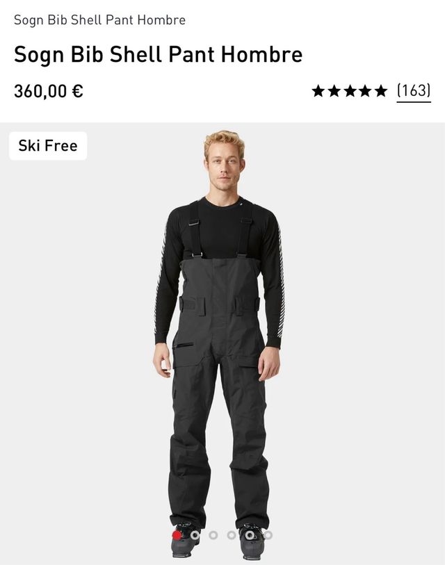 Peto Esquí Helly Hansen Negro Hombre