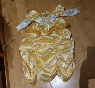 Disfraz Bella Princesa Amarillo Talla 4 a 6 años