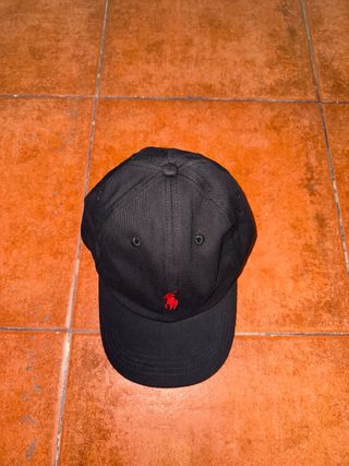 Gorra Polo Ralph Lauren Negra Roja