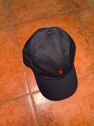 Gorra Polo Ralph Lauren Negra Roja