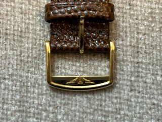 Correa de reloj de piel marrón