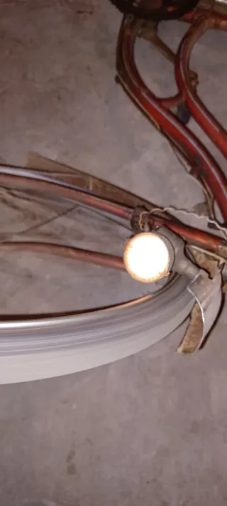 Bicicleta antigua de paseo