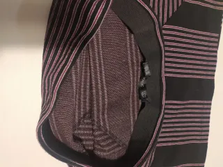 Falda de invierno con rayas