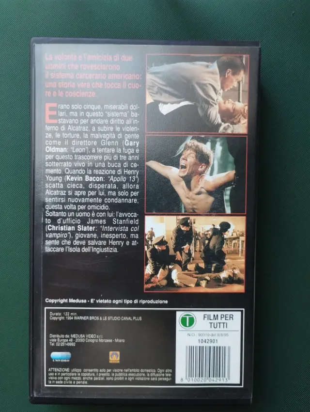 VHS L'isola dell'ingiustizia (Alcatraz)