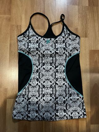 Top deportivo Fila estampado mujer para baño